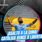 El Trencito Azul asalta la cima: Universidad Católica duerme como líder de la LigaPro 3 Universidad Católica venció 2-0 a Libertad FC con goles de Chancellor y Palacios. El "Trencito" es líder momentáneo de la LigaPro 2026 con 19 puntos.