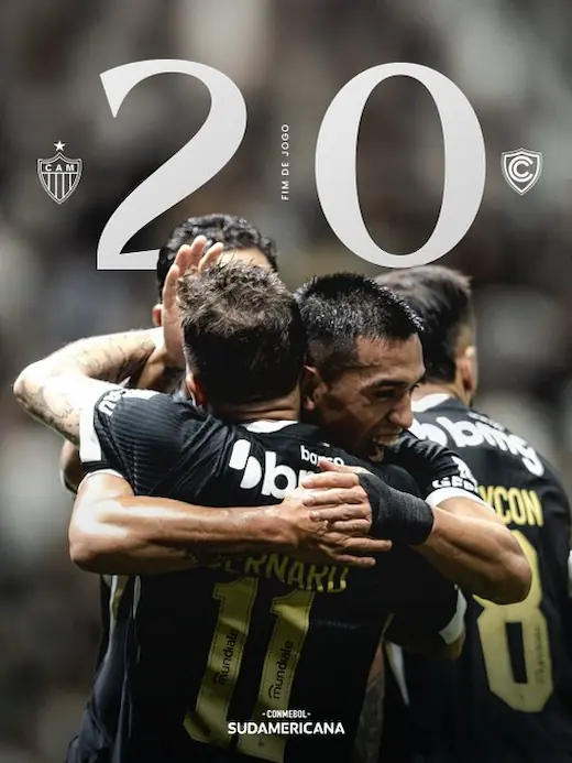 El Galo resiste con ADN tricolor en una noche de pura tensión 22 Con Alan Minda y Alan Franco en cancha, Atlético Mineiro derrotó 2-0 a Cienciano y mantiene vivas sus opciones en la Copa Sudamericana.