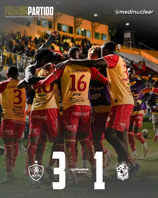 ¡Papá mete presión! Aucas castiga a Manta y enciende la persecución al liderato 22 Aucas derrotó 3-1 a Manta con doblete de Porozo en el Gonzalo Pozo. El Papá sumó 25 puntos y recortó distancia con el líder de la LigaPro.