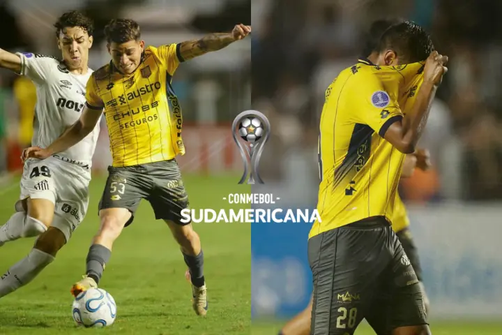 Fin del sueño internacional: Deportivo Cuenca sufre dura goleada ante Santos y se despide de la Copa Sudamericana 22 Deportivo Cuenca cayó goleado 3-0 ante Santos en Brasil y quedó oficialmente eliminado de la Copa Sudamericana. Reporte completo del partido.