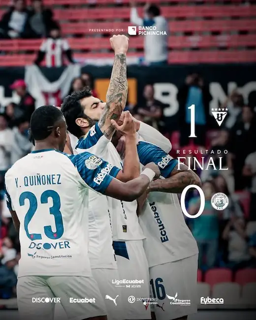 Deyverson rescata a una Liga de Quito que sufrió ante Guayaquil City en Ponciano 24 Con gol de Deyverson, Liga de Quito derrotó 1-0 a Guayaquil City en un Rodrigo Paz tenso. Los Albos regresan al triunfo y escalan en la tabla de la LigaPro.