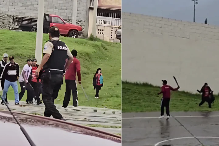 Violencia en Gualaceo: El Nacional toca fondo tras enfrentamientos con machetes 23 Graves incidentes de violencia en El Nacional tras perder ante Gualaceo. Hinchas se enfrentaron con machetes y piedras fuera del estadio.