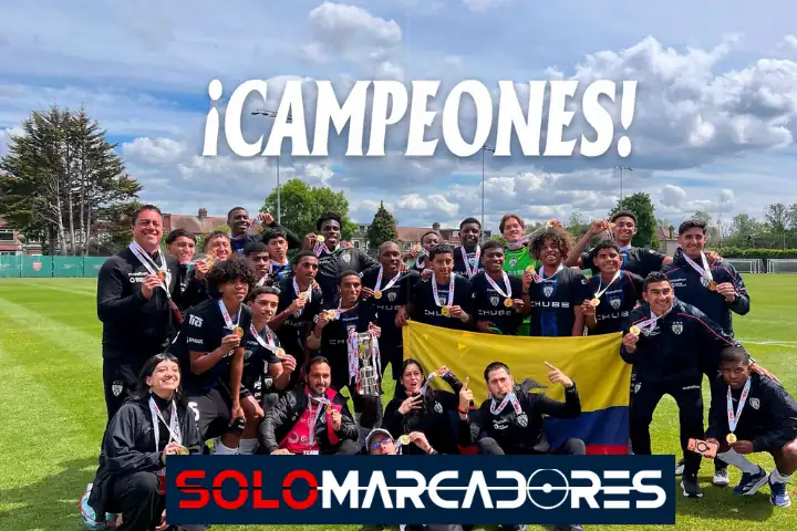 El día que la cantera de Independiente del Valle conquistó Londres ante los ojos del Arsenal 22 IDV campeón invicto en Inglaterra. Los Rayados golearon 5-1 al Sparta Praga con los hermanos Quintero como grandes figuras.