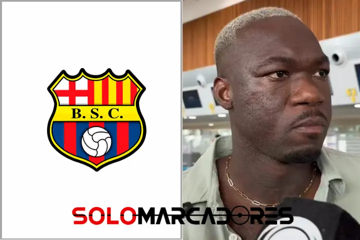El cuestionamiento de Felipe Caicedo a César Farías: "Debe estar tocado, sino no entiendo" 23 Felipe Caicedo-Barcelona SC