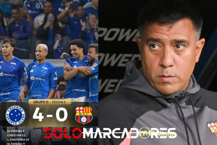 Goleada en Belo Horizonte: El crudo diagnóstico de César Farías tras la eliminación de Barcelona 22 César Farías analizó la eliminación de Barcelona en la Copa Libertadores tras el 4-0 ante Cruzeiro. El DT apuntó a la falta de gol y los errores en casa.