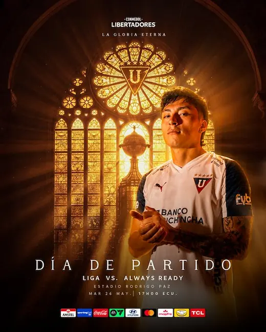 Liga de Quito vs. Always Ready: Horario, dónde ver y árbitros del cierre de grupos en Casa Blanca 23 Conoce el horario, canales de TV y árbitros para el partido entre Liga de Quito y Always Ready por la última fecha del Grupo G de la Copa Libertadores.