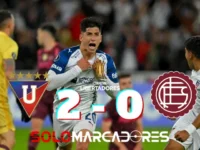 ¡Fiesta en el Rodrigo Paz! Liga de Quito venció a Lanús y selló su boleto a octavos de final 5 Liga de Quito derrotó 2-0 a Lanús con goles de Cornejo y un autogol de Peña Biafore, asegurando su clasificación a octavos de la Copa Libertadores.