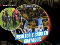 Barcelona SC igualó 1-1 ante el colista Manta. La hinchada estalló en insultos y exigió la salida del DT César Farías en el Estadio Banco Pichincha.