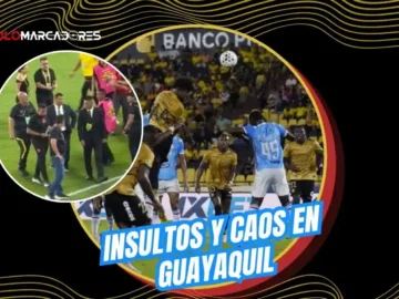 Barcelona SC igualó 1-1 ante el colista Manta. La hinchada estalló en insultos y exigió la salida del DT César Farías en el Estadio Banco Pichincha.