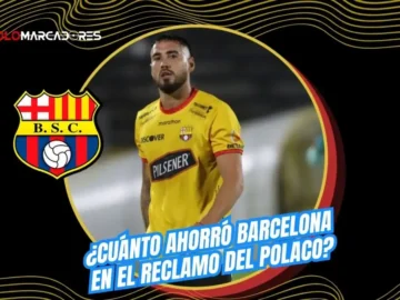FIFA falló a favor de Barcelona SC en el caso Fydriszewski. El club pagará $456.703 en lugar de los $1.2 millones reclamados por el delantero.