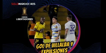 Barcelona SC derrotó 1-0 a Boca Juniors con gol de Héctor Villalba bajo la lluvia. Suma sus primeros 3 puntos en la Copa Libertadores.