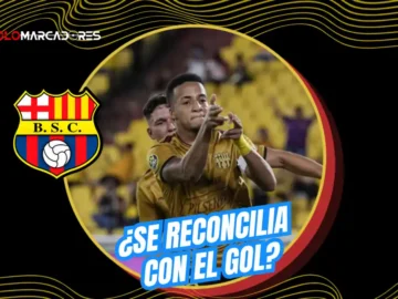 Byron Castillo volvió al gol con Barcelona tras 4 años y 6 meses. El capitán marcó de penal ante Manta por la LigaPro y terminó con su racha negativa.