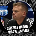¿El inicio de una idea? Cristian Nasuti DT interino de Emelec tras el empate ante Manta 3 Cristian Nasuti debutó como DT interino de Emelec en el empate 0-0 ante Manta. Conozca las declaraciones del Tano y el calendario del club.