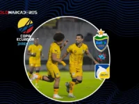 Delfín clasifica a octavos de la Copa Ecuador tras vencer a Baños 6 Delfín derrotó 2-0 a Baños de Ciudad de Fuego con goles de Mendoza y Molinas. El equipo de Juan Zubeldía avanza a los octavos de final de la Copa Ecuador.