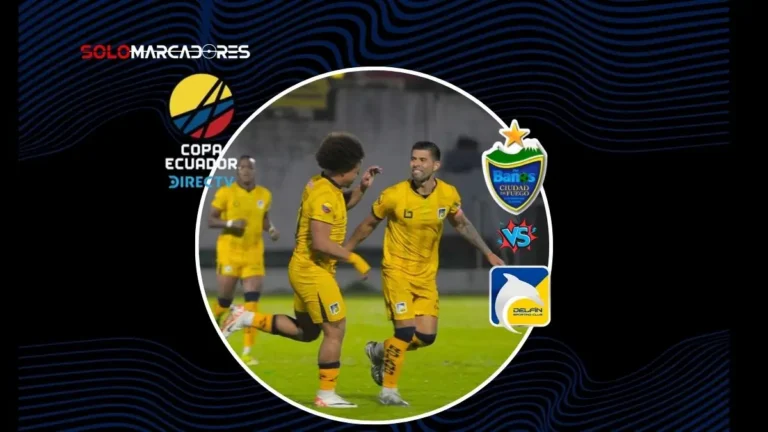 Delfín derrotó 2-0 a Baños de Ciudad de Fuego con goles de Mendoza y Molinas. El equipo de Juan Zubeldía avanza a los octavos de final de la Copa Ecuador.