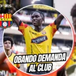 ¡Bombazo en el Ídolo! Allen Obando demandaría a Barcelona SC ante la FEF 3 Allen Obando presentará una demanda a Barcelona SC ante la FEF por valores adeudados de su transferencia. Conoce los detalles del reclamo económico.