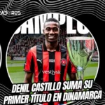 Denil Castillo alcanza la gloria en Dinamarca: Campeón de Copa con el Midtjylland 4 Denil Castillo se consagra campeón de la Copa de Dinamarca con Midtjylland. El ecuatoriano fue titular en la victoria 1-0 ante Copenhague este 14 de mayo.