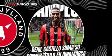 Denil Castillo se consagra campeón de la Copa de Dinamarca con Midtjylland. El ecuatoriano fue titular en la victoria 1-0 ante Copenhague este 14 de mayo.
