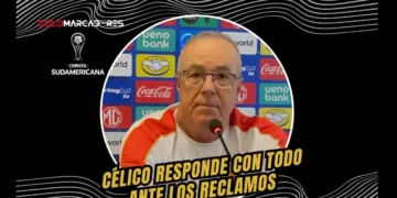 Deportivo Cuenca igualó 2-2 con Recoleta en la Sudamericana. Jorge Célico defendió sus decisiones tácticas ante los reclamos en el Azuay.