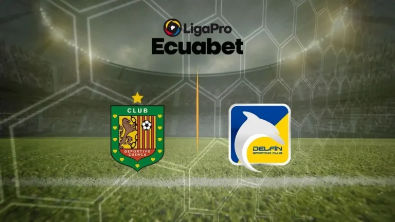 Conoce el horario, canales de televisión y estadísticas del partido Deportivo Cuenca vs Delfín por la fecha 16 de la LigaPro 2026.
