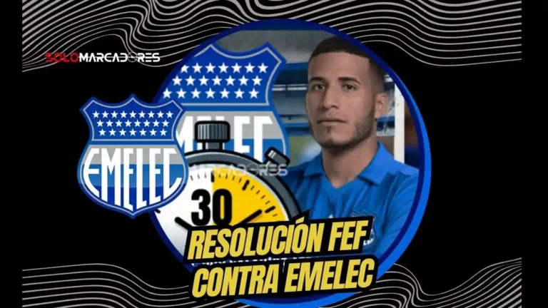 Emelec deberá pagar más de $230.000 a Adrián Bone y Robert Burbano tras el fallo de la FEF. Tiene 30 días para evitar sanciones de la FIFA.