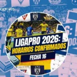 Días y horarios de la fecha 16 de la LigaPro antes del parón por el Mundial 3 Conoce los días, horarios y la programación completa de la fecha 16 de la LigaPro. Detalles del partido postergado de Liga de Quito y el receso.