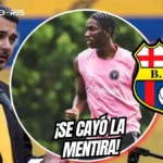 La verdad detrás del pase de Allen Obando: demandó a Barcelona y desmintió al Grupo Atlético de Madrid 3 El entorno de Allen Obando desmiente la participación del Atlético de Madrid en su pase al Inter Miami y demanda a Barcelona SC por valores adeudados.