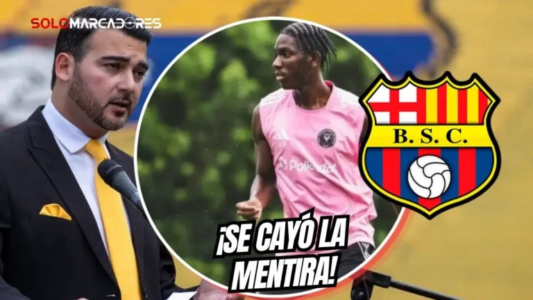 El entorno de Allen Obando desmiente la participación del Atlético de Madrid en su pase al Inter Miami y demanda a Barcelona SC por valores adeudados.