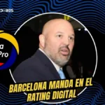 Barcelona SC lidera el ranking de visualizaciones en la LigaPro con el 13,7%. Conoce los datos exactos del streaming revelados por Miguel Ángel Loor.