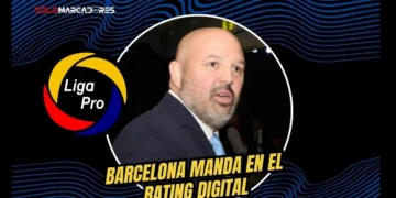 Barcelona lidera el rating: Los números exactos de la audiencia en LigaPro 9 Barcelona SC lidera el ranking de visualizaciones en la LigaPro con el 13,7%. Conoce los datos exactos del streaming revelados por Miguel Ángel Loor.