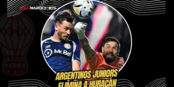 Tomás Molina, ex Liga de Quito, anotó el gol que eliminó al Huracán de Galíndez y Jordy Caicedo del Torneo Apertura. Crónica de la derrota del Globo.