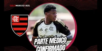 Gonzalo Plata no sufrió lesión grave en Flamengo y estará disponible para el partido de Copa Libertadores ante Independiente Medellín.