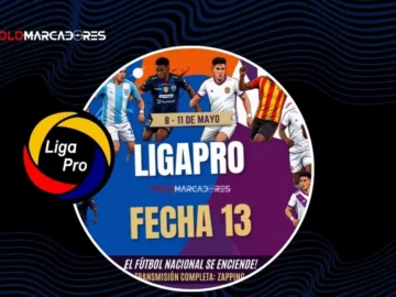 Consulta el calendario completo de la Fecha 13 de la LigaPro. Horarios, estadios y el duelo clave entre Independiente del Valle y Barcelona SC.