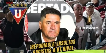 El fútbol quedó en segundo plano: la condenable noche que empañó la clasificación de Liga de Quito en la Libertadores 1 Repudiable agresión verbal y racismo de hinchas de Liga de Quito contra Marcelo Straccia, DT de Always Ready, en la Copa Libertadores.