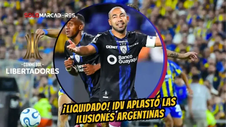 IDV venció 1-0 a Rosario Central con gol de Sornoza y se quedó con el liderato del Grupo H en la Copa Libertadores continental.