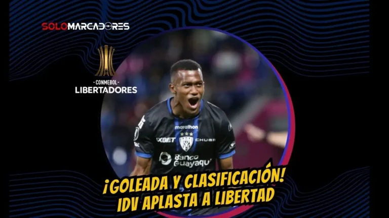 Independiente del Valle venció 4-1 a Libertad en Sangolquí y aseguró su clasificación a los octavos de final de la Copa Libertadores.