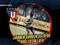 El regreso clave que potencia a Liga de Quito para el duelo definitivo ante Lanús 5 Janner Corozo se recuperó de un desgarro y está disponible en Liga de Quito para el crucial partido de Copa Libertadores ante Lanús este miércoles.
