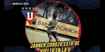 El regreso clave que potencia a Liga de Quito para el duelo definitivo ante Lanús 8 Janner Corozo se recuperó de un desgarro y está disponible en Liga de Quito para el crucial partido de Copa Libertadores ante Lanús este miércoles.