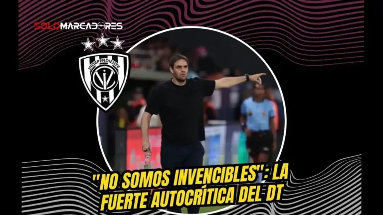 Joaquín Papa analizó la derrota de Independiente del Valle ante Libertad. El DT uruguayo defendió las rotaciones y el liderato en la LigaPro.