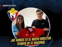 El timonel de la resistencia: Joe Armas asume el fierro caliente de El Nacional 8 Joe Armas es el nuevo director técnico de El Nacional por dos años. Lilia Yunda lo elige para revertir la crisis en Serie B tras 10 fechas sin ganar.