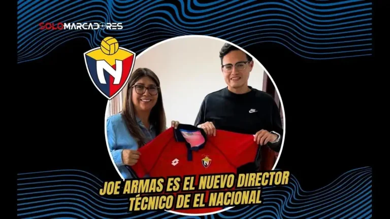 Joe Armas es el nuevo director técnico de El Nacional por dos años. Lilia Yunda lo elige para revertir la crisis en Serie B tras 10 fechas sin ganar.