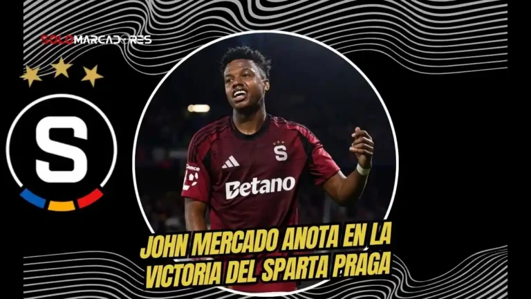 John Mercado anotó de zurda en el triunfo de Sparta Praga sobre Slovan Liberec y presiona por un lugar en la lista de Ecuador para el Mundial 2026.