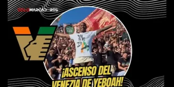 John Yeboah brilla con gol en el empate del Venezia ante Spezia y asegura el ascenso directo a la Serie A.