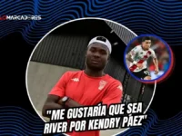 Jordy Caicedo: "Me gustaría que sea River por Kendry Páez" 5 Jordy Caicedo analizó las semifinales en Argentina y confesó que quiere ver campeón a River Plate por su amistad con Kendry Páez.