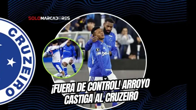Keny Arroyo recibe dos tarjetas rojas en cinco días y se pierde el duelo clave entre Cruzeiro y Boca Juniors por Copa Libertadores.