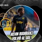 Kevin Rodríguez marcó de cabeza en la caída del USG ante STVV. El ecuatoriano suma 13 goles y mantiene a su equipo líder de la liga belga.