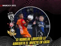 Libertad frena al líder: Batacazo histórico sobre Independiente del Valle en Chillo-Jijón 5 Libertad dio la sorpresa de la fecha 15 de LigaPro al vencer 3-2 a Independiente del Valle como visitante con un doblete agónico de Vilington Branda.