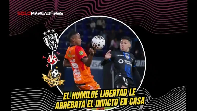 Libertad dio la sorpresa de la fecha 15 de LigaPro al vencer 3-2 a Independiente del Valle como visitante con un doblete agónico de Vilington Branda.