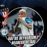 Con gol de Deyverson, Liga de Quito derrotó 1-0 a Guayaquil City en un Rodrigo Paz tenso.