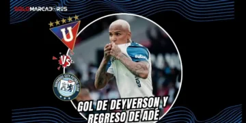 Con gol de Deyverson, Liga de Quito derrotó 1-0 a Guayaquil City en un Rodrigo Paz tenso.